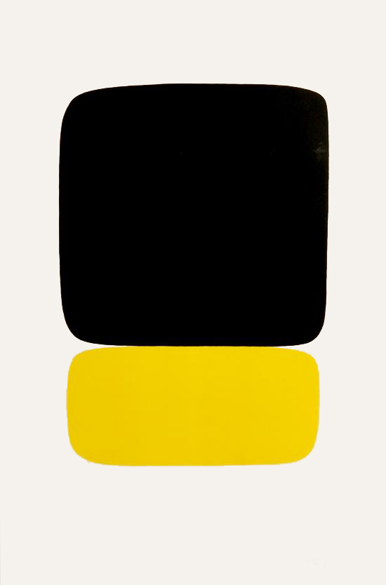 Ellsworth Kelly, Black over Yellow