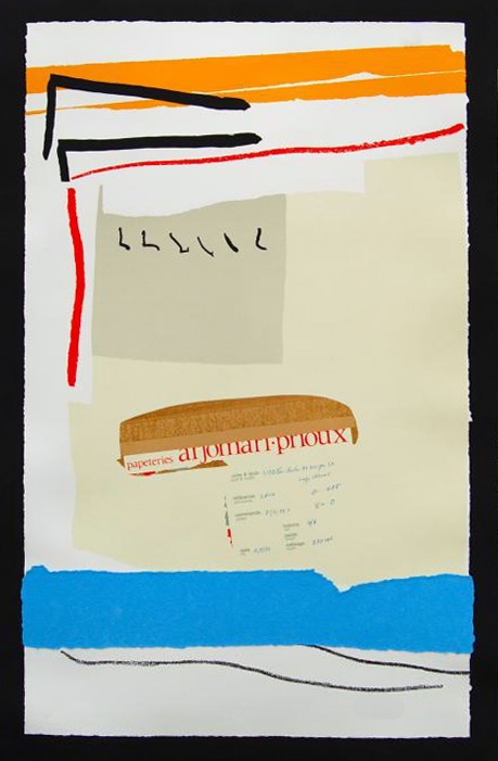 Robert Motherwell, America-La France Variations III