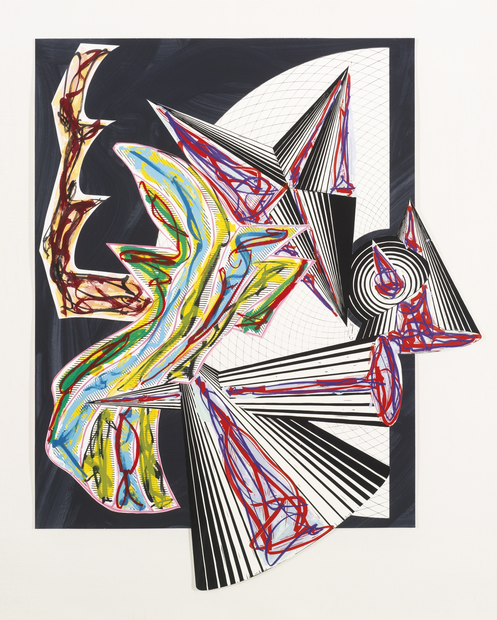 Frank Stella, Then Came Death and Took the Butcher