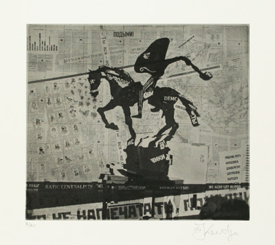 William Kentridge, Nose on a Horse Projection