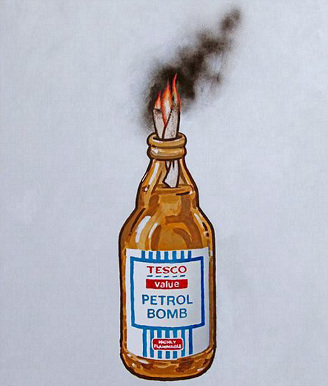Banksy, Tesco Petrol Bomb