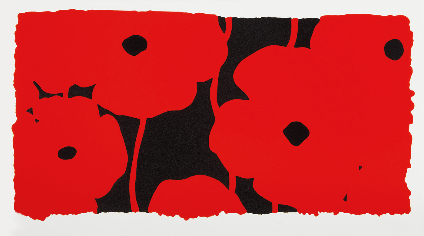 Donald Sultan, Eight Poppies