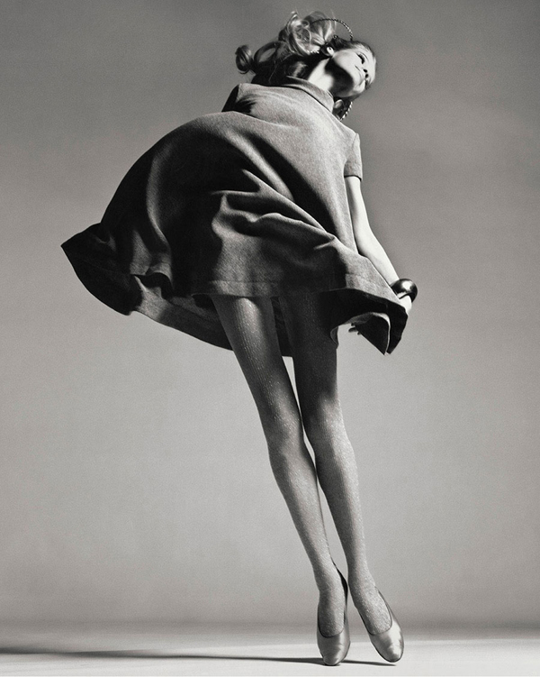 Richard Avedon, Veruschka, Dress by Bill Blass, New York Studio, January