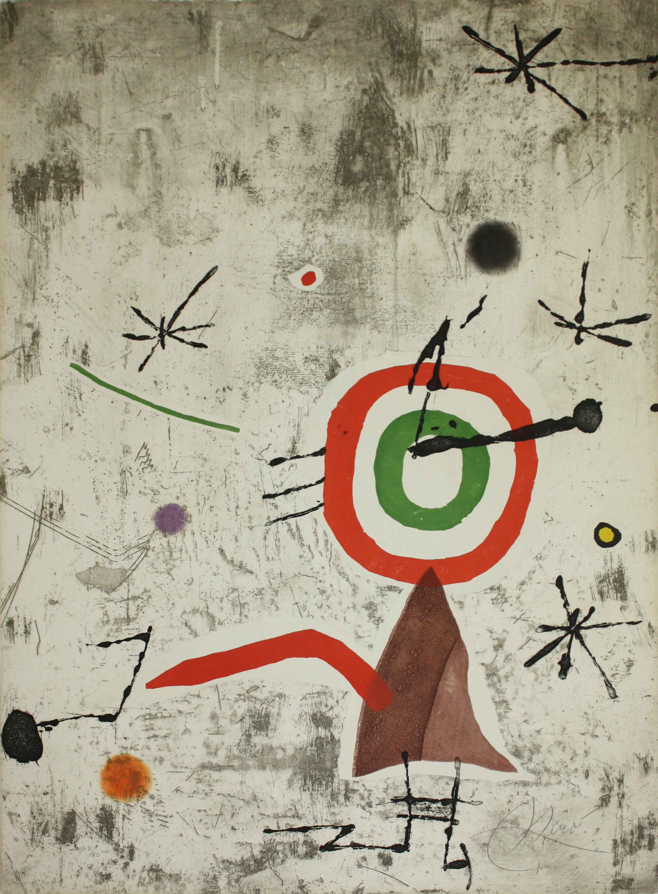 Joan Miró, Personatge I Estels VII