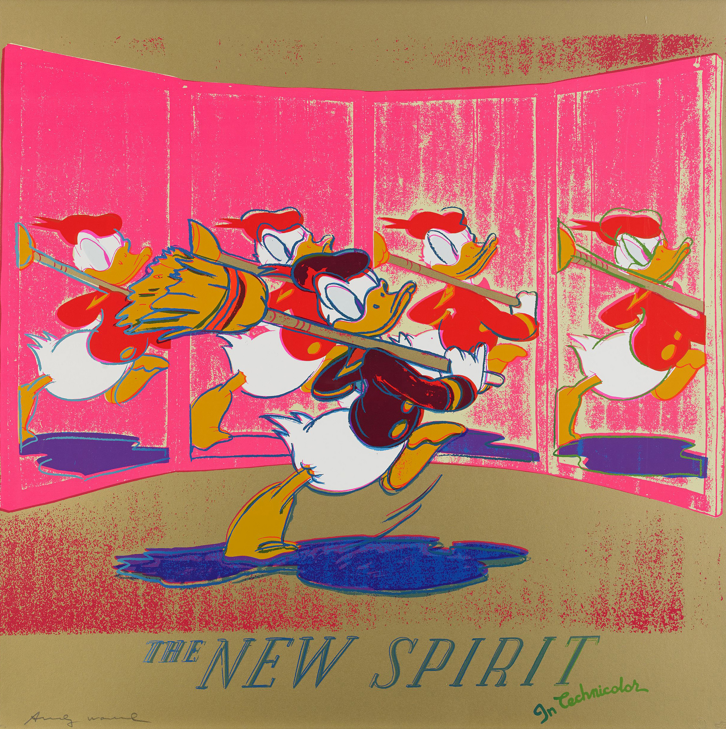Andy Warhol, The New Spirit (Donald Duck) (from Ads)