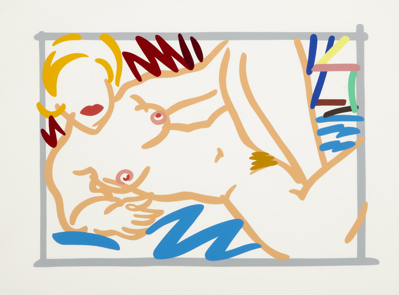 Tom Wesselmann, Judy with Blue Blanket