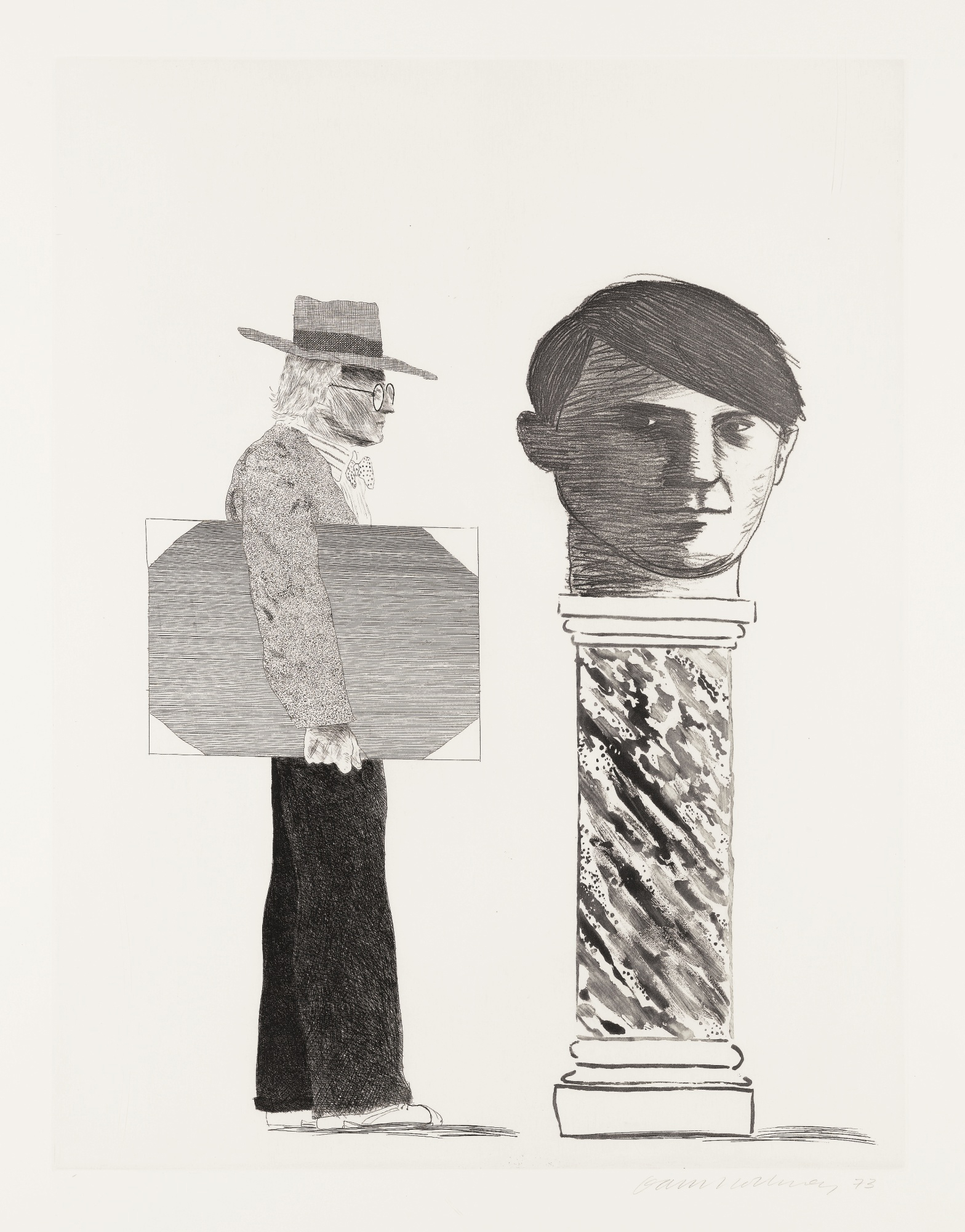 David Hockney, Homage to Picasso