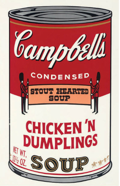 Andy Warhol, Chicken ’n Dumplings (from Campbell’s Soup II)