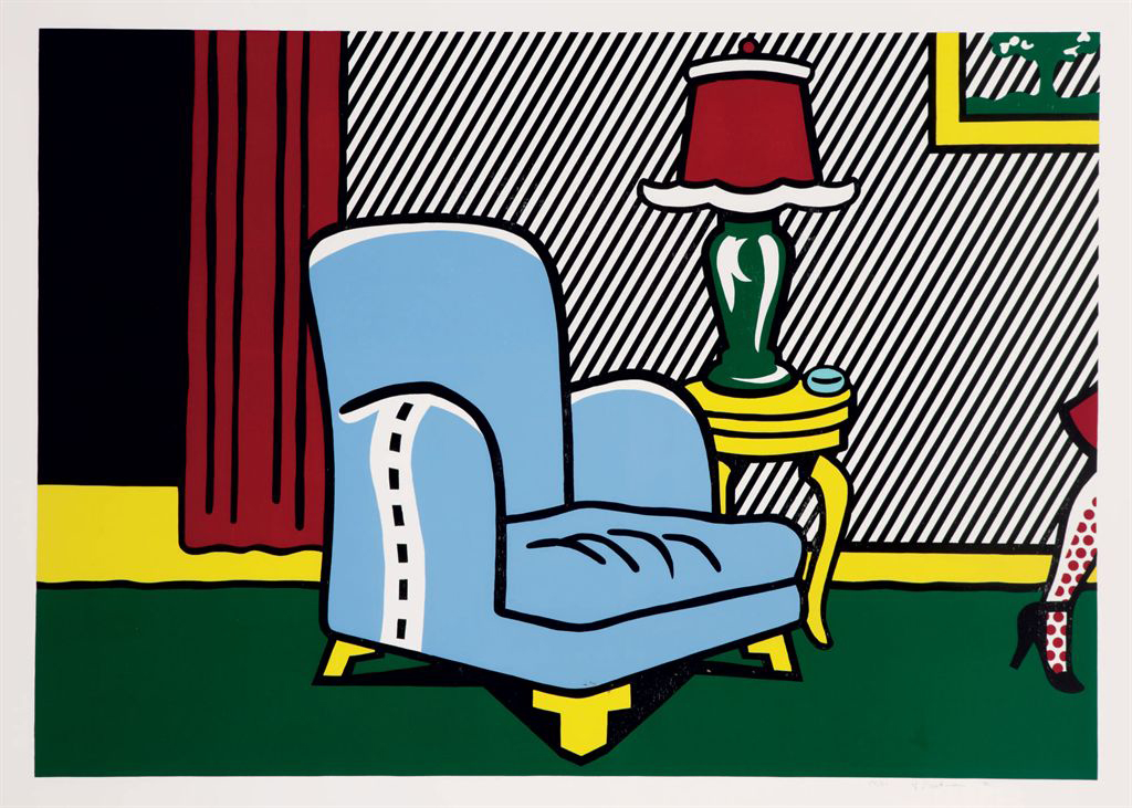 Roy Lichtenstein, La Sortie (from Interior)