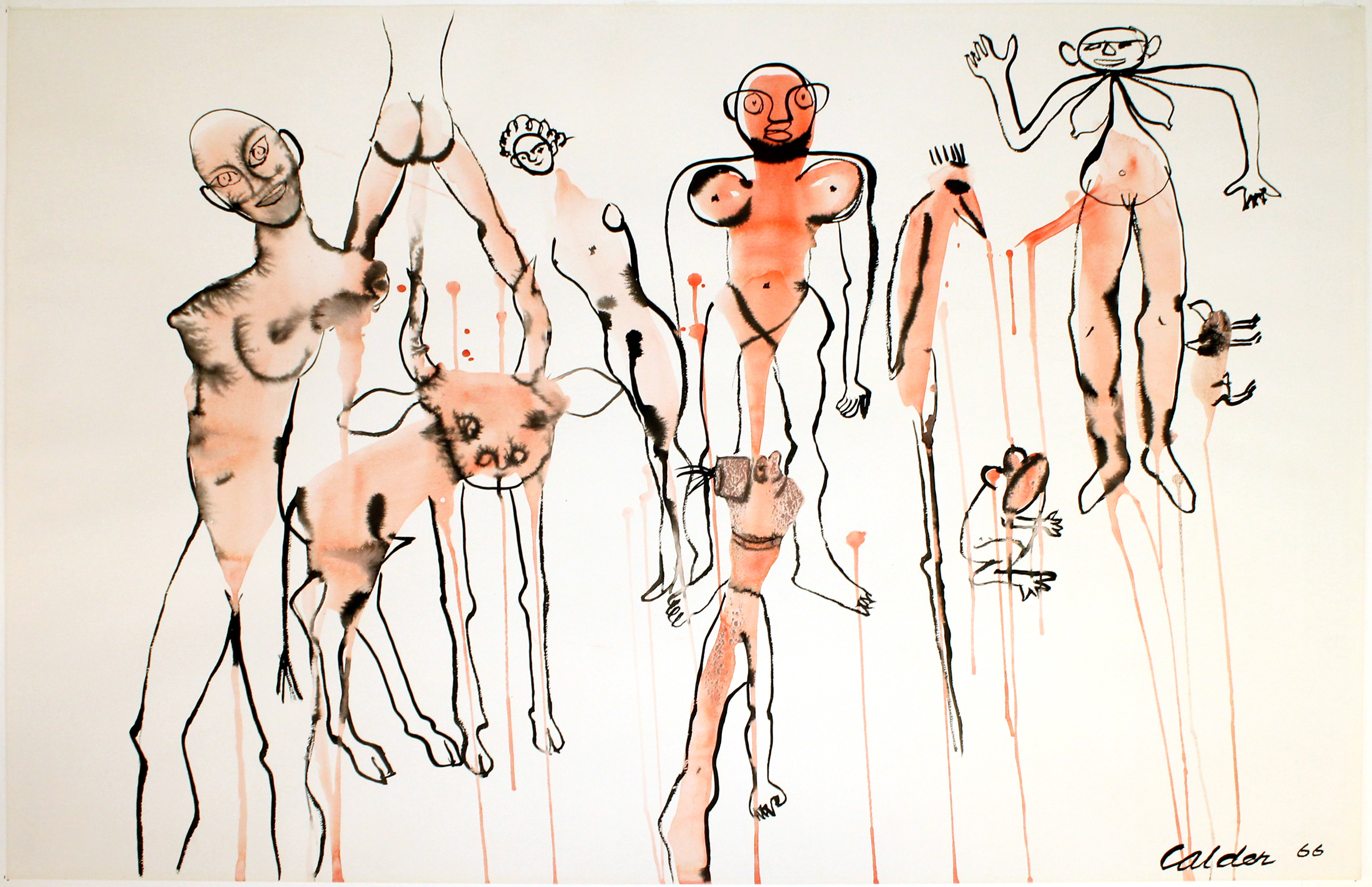 Alexander Calder, Rosy Creatures