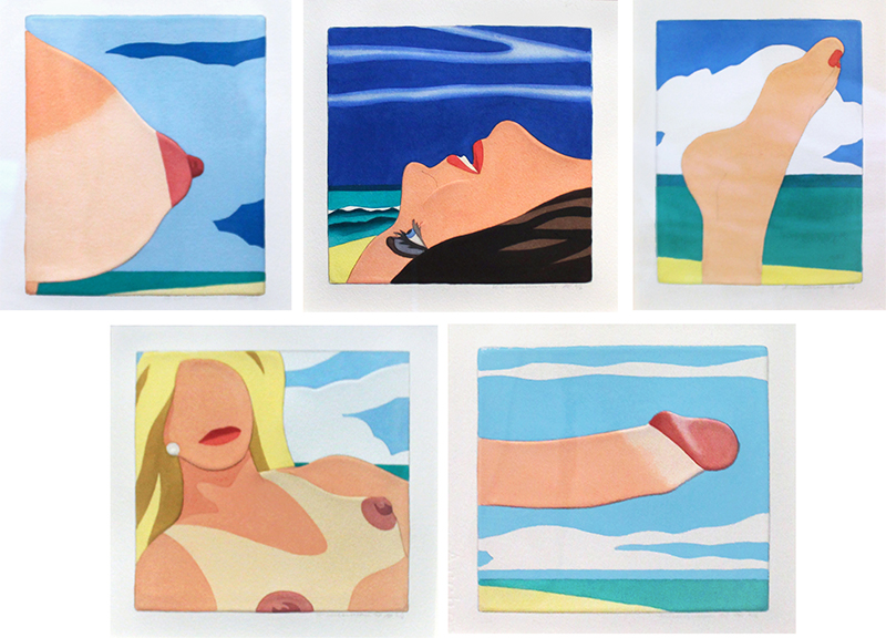 Tom Wesselmann, Seascape Portfolio (set of 5 works)