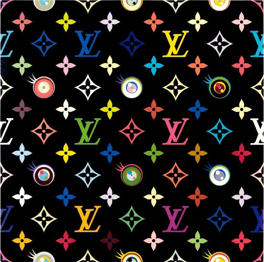 Takashi Murakami, Louis Vuitton Eye Love Superflat (Black)